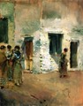 Venetian Street Scene - Robert Frederick Blum