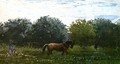 Horse and Plowman, Houghton Farm - Winslow Homer