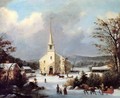 Going to Church - George Henry Durrie