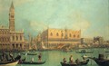 The Doge's Palace with the Piazza di San Marco - (Giovanni Antonio Canal) Canaletto