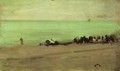 Blue and Silver: Boat Entering Pourville - James Abbott McNeill Whistler