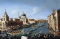 The Women's Regatta on the Grand Canal - (Giovanni Antonio Canal) Canaletto