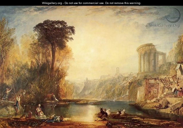 Landscape: Composition of Tivoli - Joseph Mallord William Turner