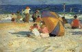 Beach Umbrella - Edward Henry Potthast