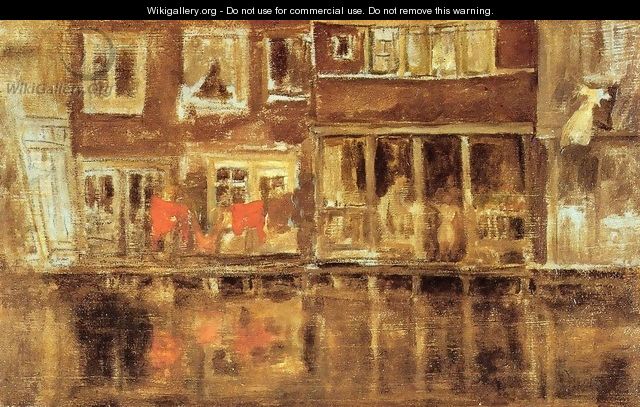 The Canal, Amsterdam - James Abbott McNeill Whistler