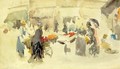 Flower Market - James Abbott McNeill Whistler