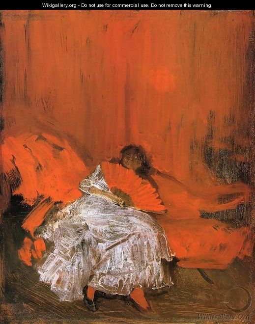 Red and Pink: The Little Mephisto - James Abbott McNeill Whistler