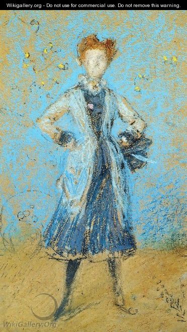The Blue Girl - James Abbott McNeill Whistler