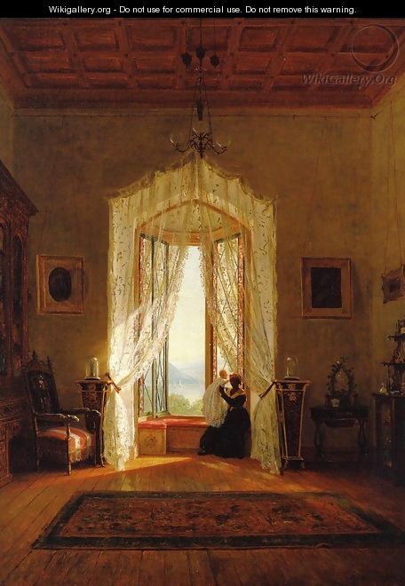 A Window, House on the Hudson River - Thomas Worthington Whittredge