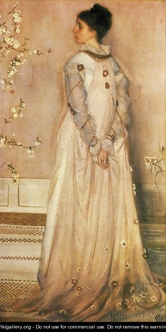 Symphony in Flesh Colour and Pink: Portrait of Mrs. Frances Leyland - James Abbott McNeill Whistler