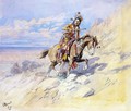 Indian on Horseback - Charles Marion Russell