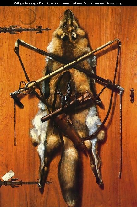 Still Life: Hunting Trophies - Red Fox Skin - Alexander Pope