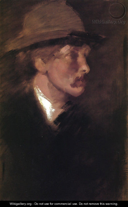 Study of a Head - James Abbott McNeill Whistler