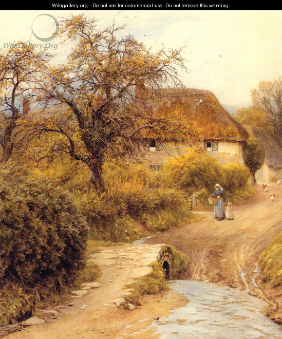 Hill Farm, Symondsbury - Helen Mary Elizabeth Allingham, R.W.S.