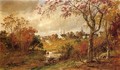 Autumn Landscape - Saugerties, New York - Jasper Francis Cropsey