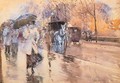 Rainy Day on Fifth Avenue - Frederick Childe Hassam