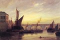 Shipping on the Thames - Richard Henry Nibbs