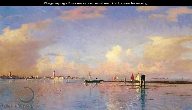 Sunset on the Grand Canal, Venice - William Stanley Haseltine