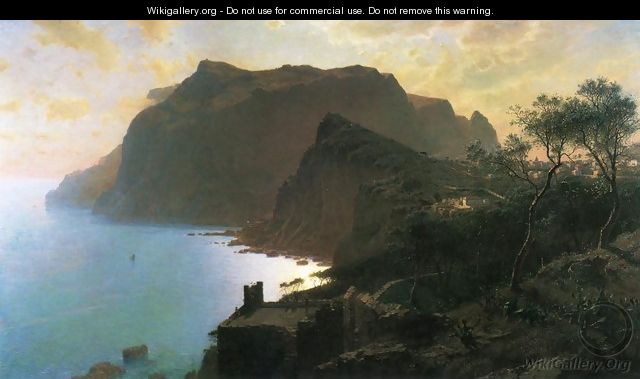 The Sea from Capri - William Stanley Haseltine