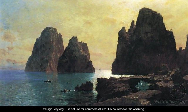 The Faraglioni Rocks - William Stanley Haseltine