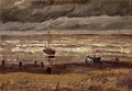 Beach at Scheveningen in Stormy Weather - Vincent Van Gogh