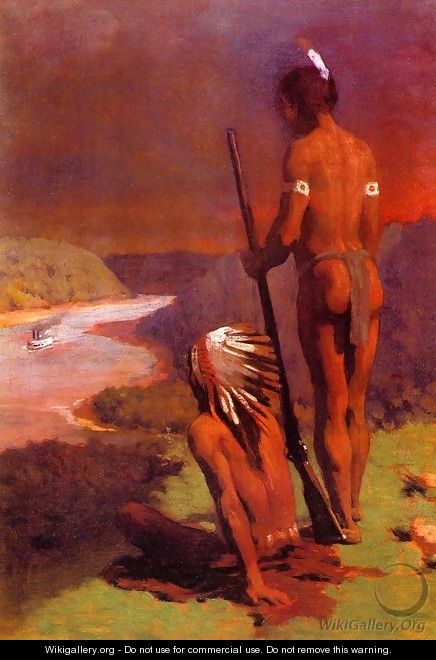 Indians on the Ohio - Thomas Anshutz