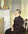 Portrait of Madame Charles Maus - Theo van Rysselberghe