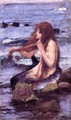 Sketch for 'A Mermaid' - John William Waterhouse