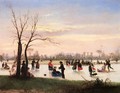 Ice Skating at Twilight - Conrad Wise Chapman