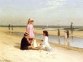 Children on the Beach I - Samuel S. Carr