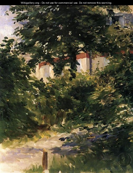 A Path in the Garden at Rueil - Edouard Manet