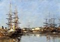 Trouville, the Port IV - Eugène Boudin