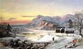 Winter Scene, North Conway, New Hampshire - Jasper Francis Cropsey