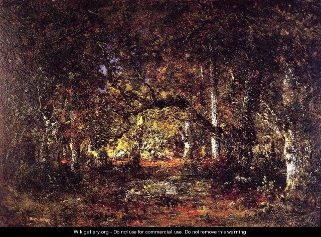 Forest Interior - Etienne-Pierre Theodore Rousseau