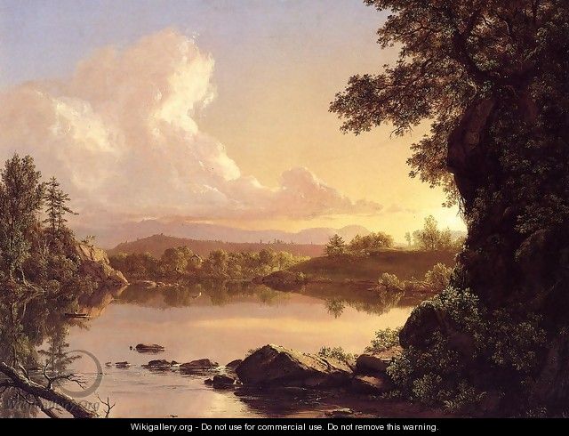 Scene on the Catskill Creek, New York - Frederic Edwin Church