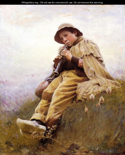 A Shepherd Boy - Charles Sprague Pearce