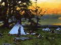 Indian Encampment, Montana - William Gilbert Gaul