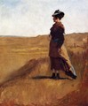 Woman on a Hill - Eastman Johnson