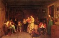 Fiddling His Way - Eastman Johnson