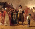 The Story Teller of the Camp - Eastman Johnson