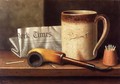 His Mug and His Pipe - William Michael Harnett