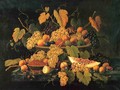 Still Life with Basket of Fruit - Severin Roesen