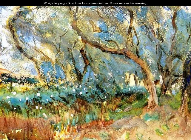 Landscape 1909 Corfu - John Singer Sargent