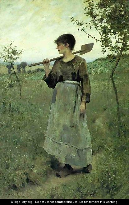 Home From the Fields - Charles Sprague Pearce