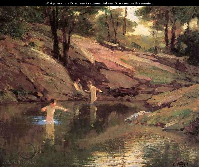 The Swimming Hole - Edward Henry Potthast