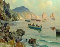 Boats in a Rocky Cove - Edward Henry Potthast