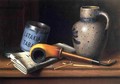 Still Life with Pipe and Tobacco - William Michael Harnett