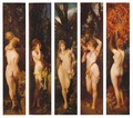 Die funf Sinne - Hans Makart