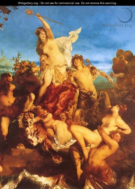 Der Triumph der Ariadne (Detail) - Hans Makart