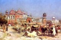 Market Place at Agra - Edwin Lord Weeks